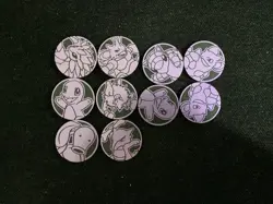 Pokemon TCG Coin Sandslash Charmander Nidoqueen Nidoking Marowak Lot*10 PQ61 - Image 1