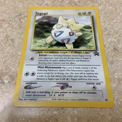 Togepi Pokemon Black Star Promo Card #30 Pokemon Card NM - LP + Defect Excellent - Image 3