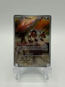 Mr. Mime 179/165 Scarlet & Violet 151 English Illustration Rare Pokemon TCG NM - Image 1