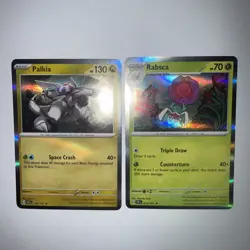 Pokemon Palkia & Rabsca Surging Sparks Holos TCG Cards Set Mint Condition! - Image 1