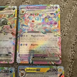 Pokemon TCG Eeveeloutions EX Double Rare Holo Prismatic Evolutions Card Lot - Image 4