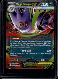 2025 Pokemon Phantasmal Flames Mega Gengar ex Double Rare #056/094 - Image 1