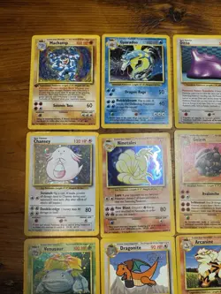 Vintage Pokemon Cards Holo Rare WOTC Lot Base Set, Rocket, Fossil - Mewtwo MP/HP - Image 3