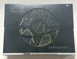 Pokemon TCG Sword & Shield Zamazenta ETB Elite Trainer Box Plus Factory Sealed - Image 1