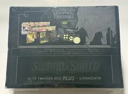 Pokemon TCG Sword & Shield Zamazenta ETB Elite Trainer Box Plus Factory Sealed - Image 2