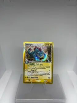 Pokemon TCG Feraligatr EX Dragon Frontiers Holo Rare Card 2/101 Delta Species - Image 1