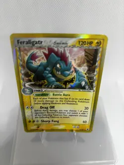 Pokemon TCG Feraligatr EX Dragon Frontiers Holo Rare Card 2/101 Delta Species - Image 2