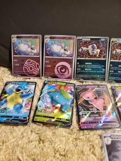 Random language pokemon cards includes ex, v, vmax, fullart, ace, and art rare! - Image 2