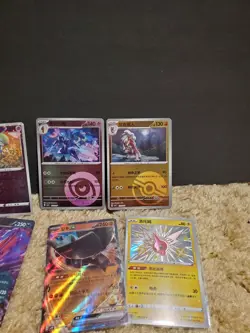 Random language pokemon cards includes ex, v, vmax, fullart, ace, and art rare! - Image 4