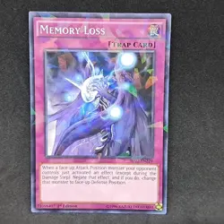 Memory Loss BP03-EN229 1st Edition Shatterfoil Rare LP Light Play Yu-Gi-Oh! Card - Image 1