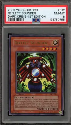 Yu-Gi-Oh! Reflect Bounder Dark Crisis 1st Edition Ultra Rare DCR-012 PSA 8 - Image 1