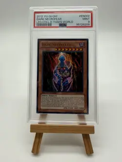 2012 Yugioh Dark Necrofear Holo #EN002 PSA 9 Legendary Collection 3 Yugi’s World - Image 5