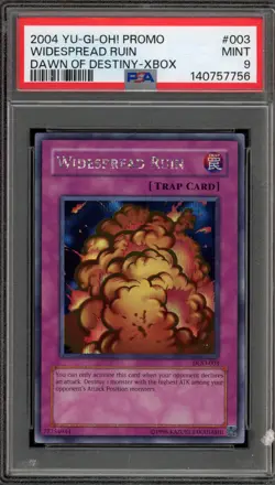 Yu-Gi-Oh! Widespread Ruin Dawn of Destiny XBOX Promo DOD-003 PSA 9 Mint - Image 1