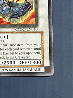 Yugioh Iron Chain Dragon CSOC-EN040 Rare Unlimited LP - Image 5