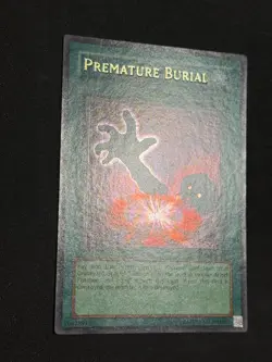 Yugioh Premature Burial PSV-037 Ultra Rare Original 2002 'MAGIC' Unlimited NM+ - Image 2