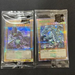 Yu-gi-oh Dark Magician & Blue-Eyes White Dragon Tokyo Dome Promo TD01 TD02-JP001 - Image 2