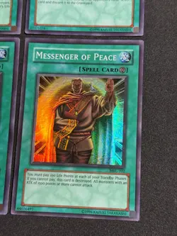 Yugioh MRL 2003 'Spell' Super Rare: Confiscation Messenger Peace Trunade NM+ - Image 5