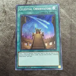 Celestial Observatory - CYHO-EN064 - Secret Rare 1st Ed Yugioh - LP - Image 1