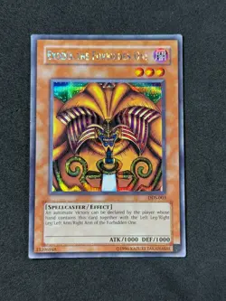 Yugioh Exodia The Forbidden One DDS-003 Prismatic Secret Rare P/MP - Image 1