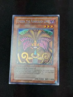Yugioh Exodia The Forbidden One DDS-003 Prismatic Secret Rare P/MP - Image 2
