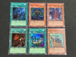 Yugioh Magic Ruler MRL 02 MAGIC 6X Supers: Toon World Maha Vailo Confiscation NM - Image 1