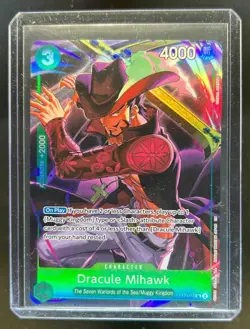 2025 One Piece Dracule Mihawk Illustration Box Vol 4 #ST12-003 - Image 1