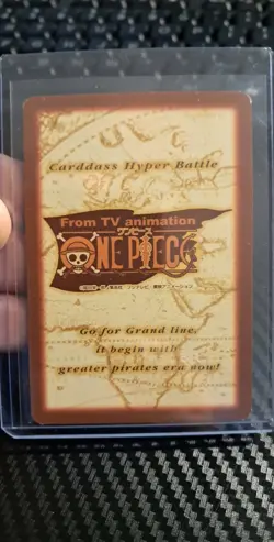 BANDAI One Piece Hyper Battle S34 ZORO HOLO FOIL SCARCE EARLY CARD - Image 2