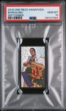 2010 ONE PIECE HANAFUDA SEPTEMBER BORSALINO PSA 10 - Image 1