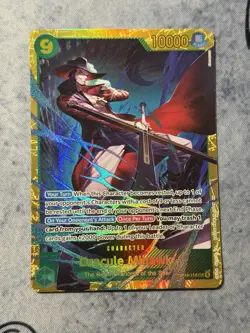 One Piece Dracule Mihawk Azure Sea's Seven OP14-119 SEC - Image 1