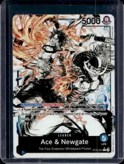 2025 One Piece Starter Deck Ace & Newgate Leader #ST22-001 - Image 1