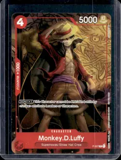 2024 One Piece Tournament Promo Pack Monkey D Luffy #P-007 - Image 1