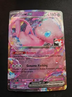 Mew ex 151/165 Prize Pack Series Cards Holo - Image 1
