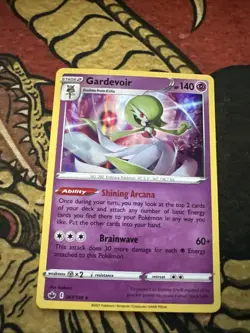 Pokemon Gardevoir Chilling Reign Foil Misprint Error Crimp Card - Image 1