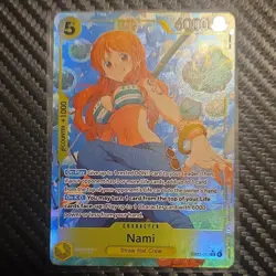 One Piece Card Game Nami SR Alt Art EB03-053 English NM Heroines Edition - Image 1