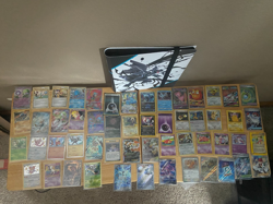 POKEMON CARDS (LOT OF 45) WITH NEW BINDER - Image 1