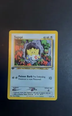 Pokemon Card - Togepi Neo Genesis 51/111 Uncommon 1st Edition - Image 1