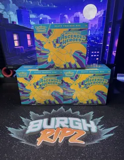 Pokemon Trading Card Game: Ascended Heroes Elite Trainer Box (3 Box Lot) Sealed - Image 1