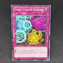 Three Strikes Barrier SP18-EN045 1st Edition Starfoil Rare NM Yu-Gi-Oh! Card - Image 1