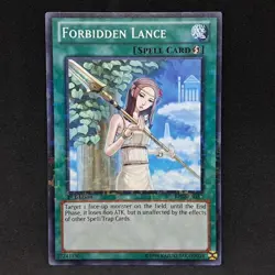 Forbidden Lance BP02-EN162 1st Edition Mosaic Rare NM Near Mint Yu-Gi-Oh! Card - Image 1