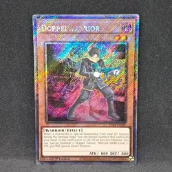 Doppelwarrior RA04-EN147 1st Edition Platinum Secret Rare NM Mint Yu-Gi-Oh! Card - Image 1