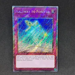 Halfway to Forever RA04-EN285 1st Edition Platinum Secret Rare NM Yu-Gi-Oh! Card - Image 1