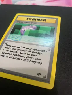 TRANSPARENT WALLS - 125/132 - GYM CHALLENGE - POKEMON CARD - LP - Image 3