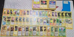 vintage Pokemon card lot MP/DMG c,un Holo, rare, Shadowless, 1st ed 200+ - Image 1