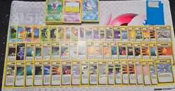 vintage Pokemon card lot MP/DMG c,un Holo, rare, Shadowless, 1st ed 200+ - Image 4