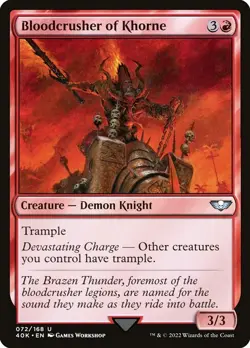 Bloodcrusher of Khorne - 40K - NM - NF - 72 - Image 1