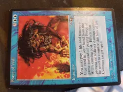 Magic the Gather - Force of Will ~ Alliances, MTG, 1996, excellent condition - Image 5