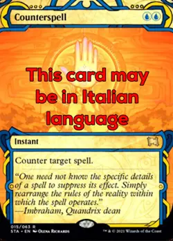 MTG COUNTERSPELL POOR - CONTROMAGIA - STA IT - MAGIC - Image 1