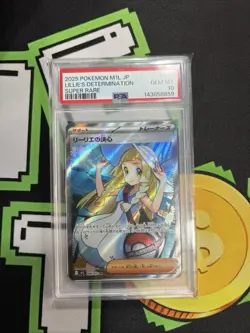 PSA 10 GEM MINT Lillie's Determination SR 086/063 Mega Brave M1L Pokemon Card - Image 1