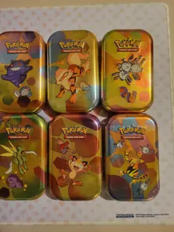 Pokemon TCG Scarlet & Violet 151 Mini Tin Full Set 10-Tins 20-Packs New Sealed - Image 2