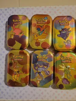Pokemon TCG Scarlet & Violet 151 Mini Tin Full Set 10-Tins 20-Packs New Sealed - Image 3